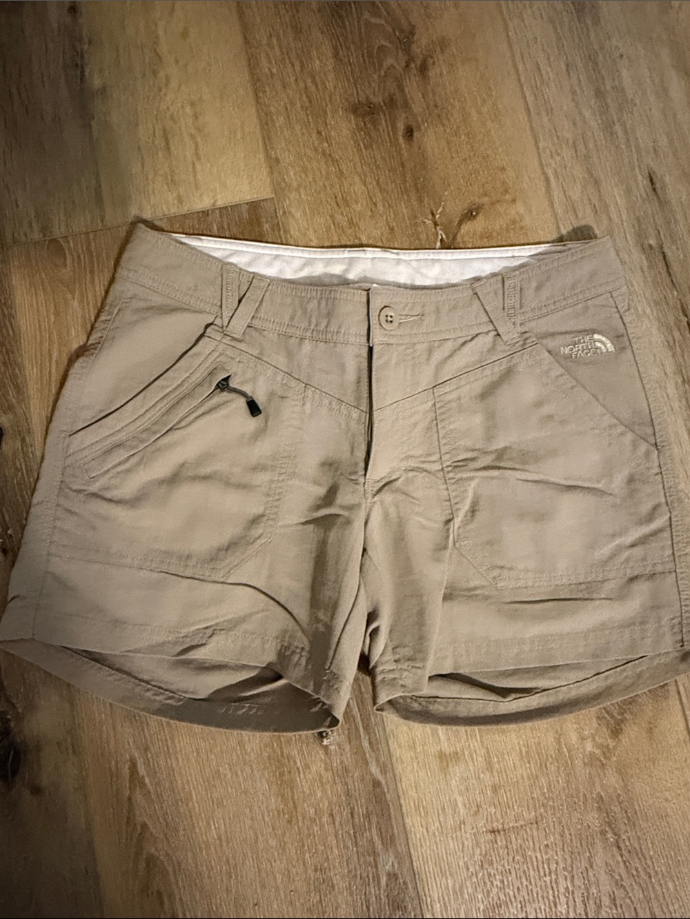 The North Face Women’s Khaki/Tan Outdoor Hybrid Shorts